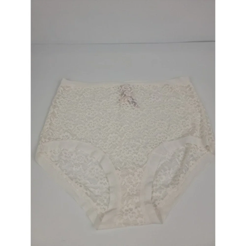 Victorias Secret PINK Panty Bundle Large Lace Leopard Blue 3 Pack NEW